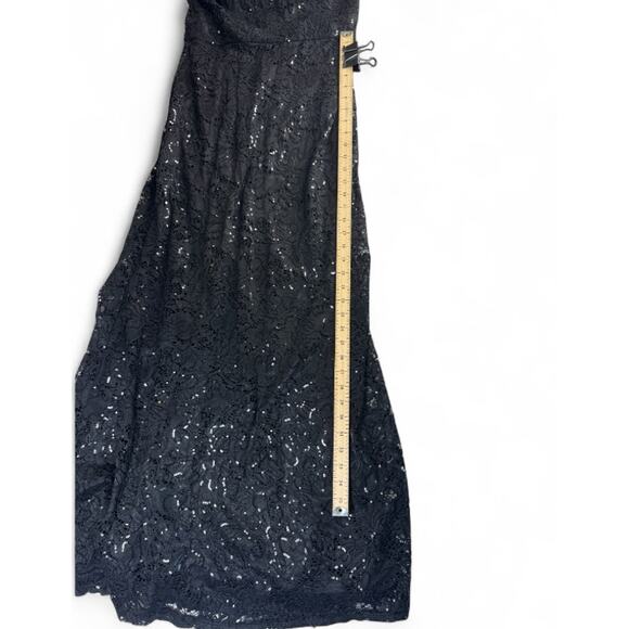 B. Darlin Black Sequin Evening Gown size 15/16 - Picture 7 of 9